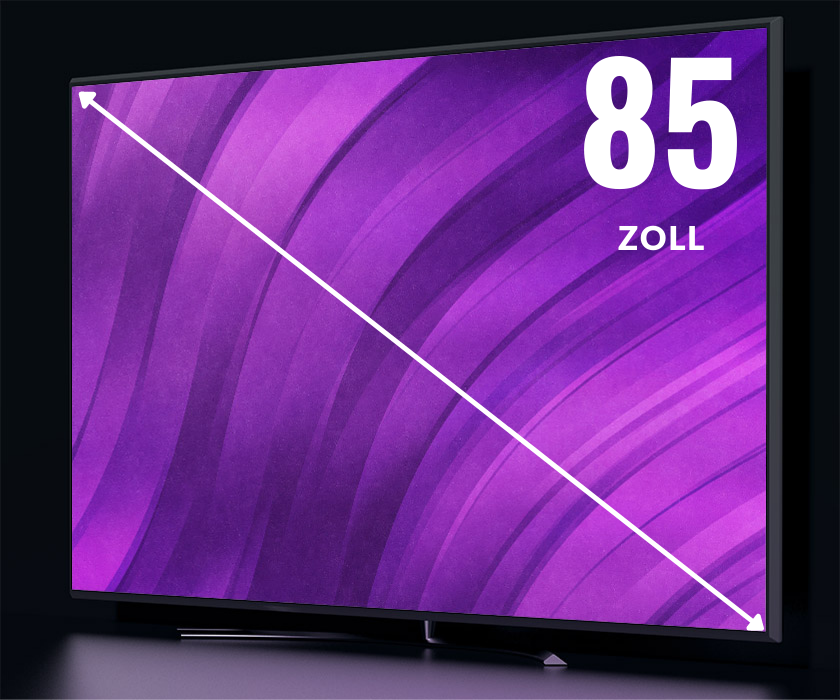 85 Zoll Fernseher Test 2022 [März] » HEIMKINO CHECK